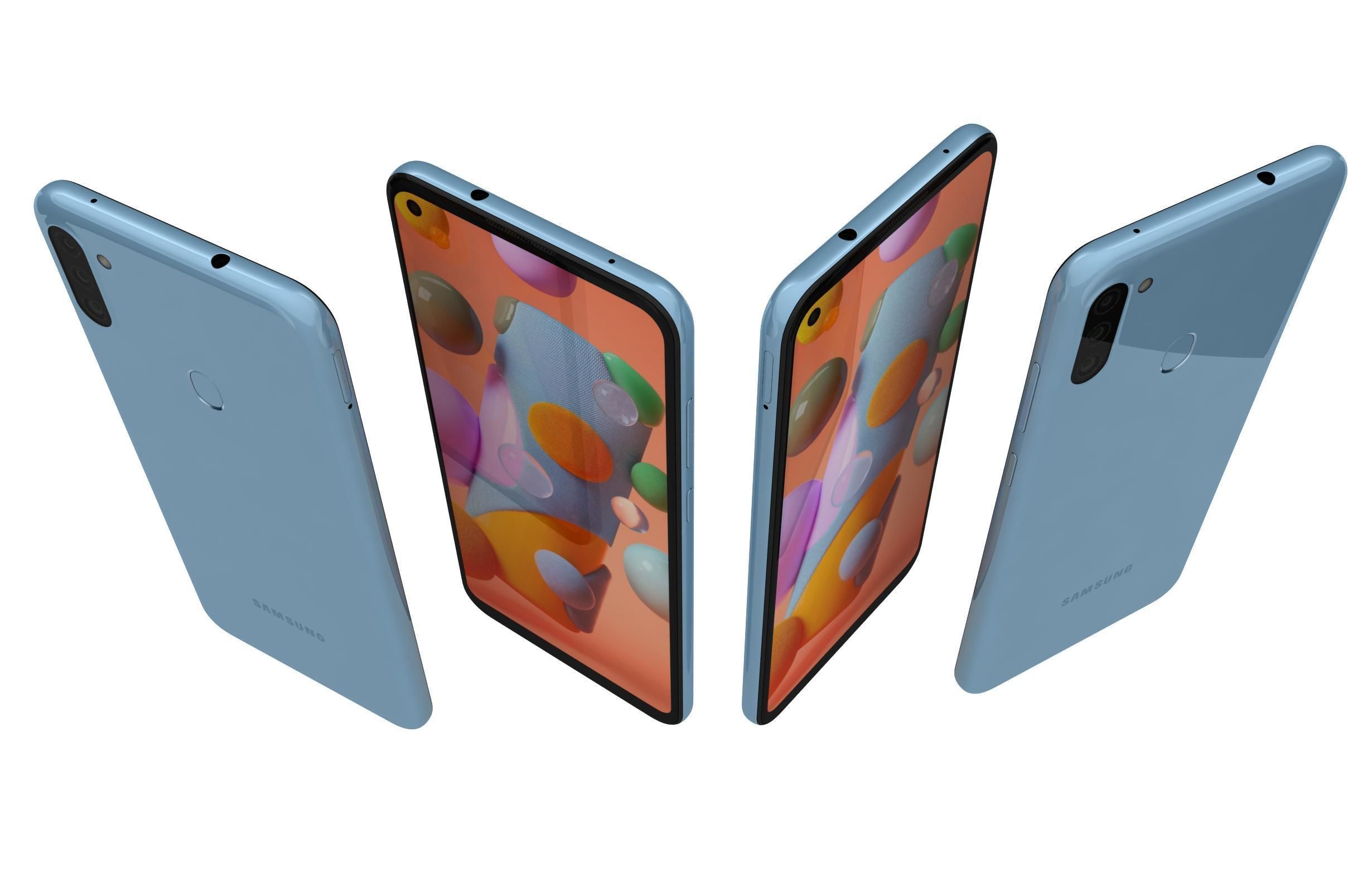 Samsung Galaxy A11 A12 And A13 3D model_30