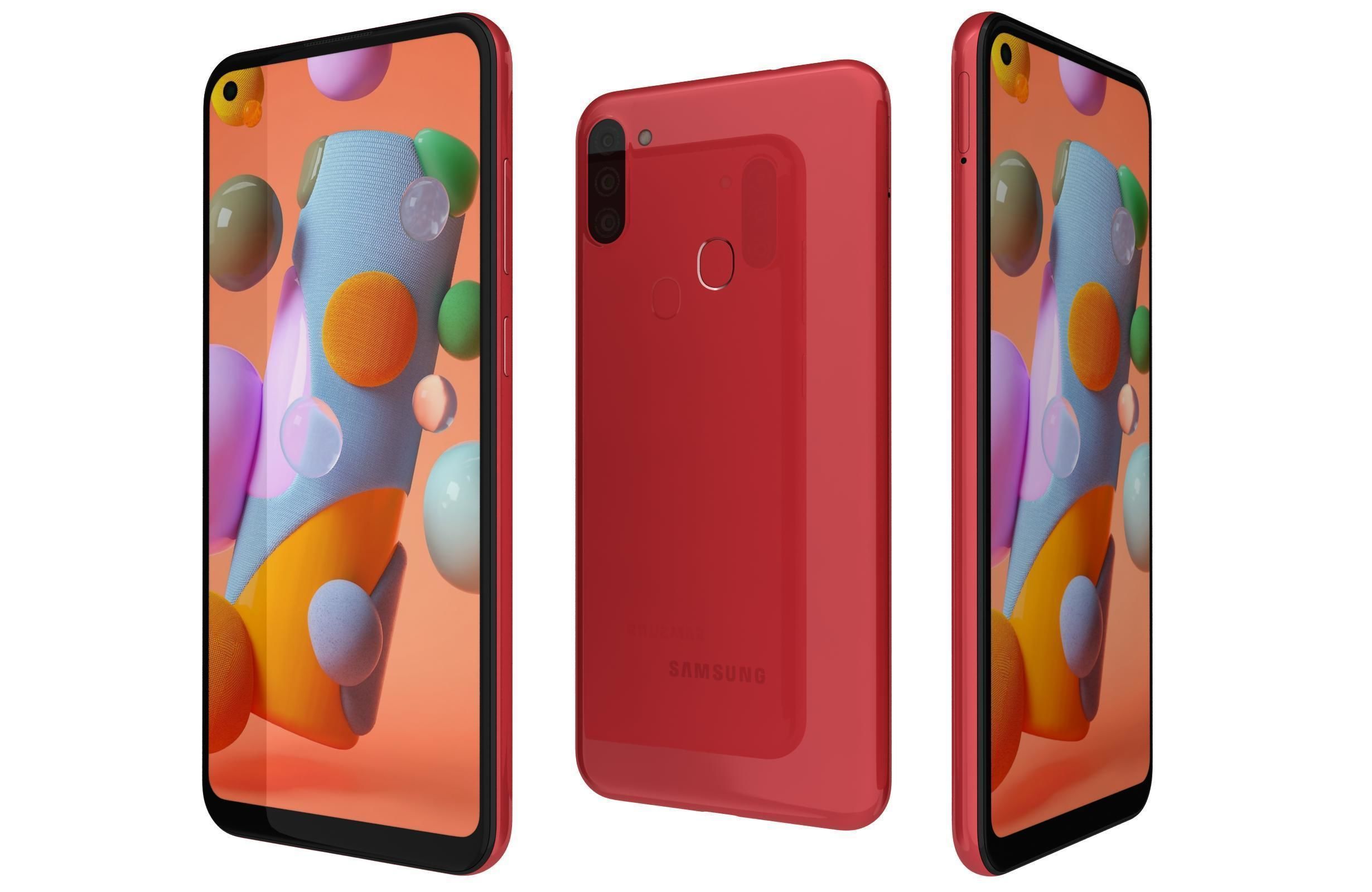 Samsung Galaxy A11 A12 And A13 3D model_2