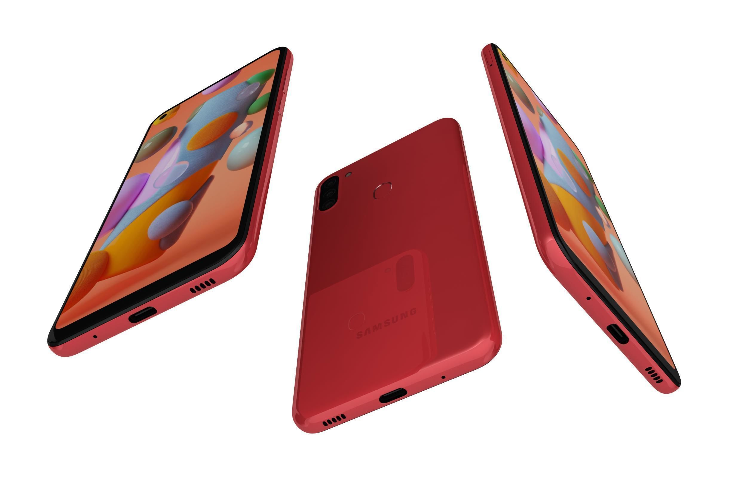 Samsung Galaxy A11 A12 And A13 3D model_4