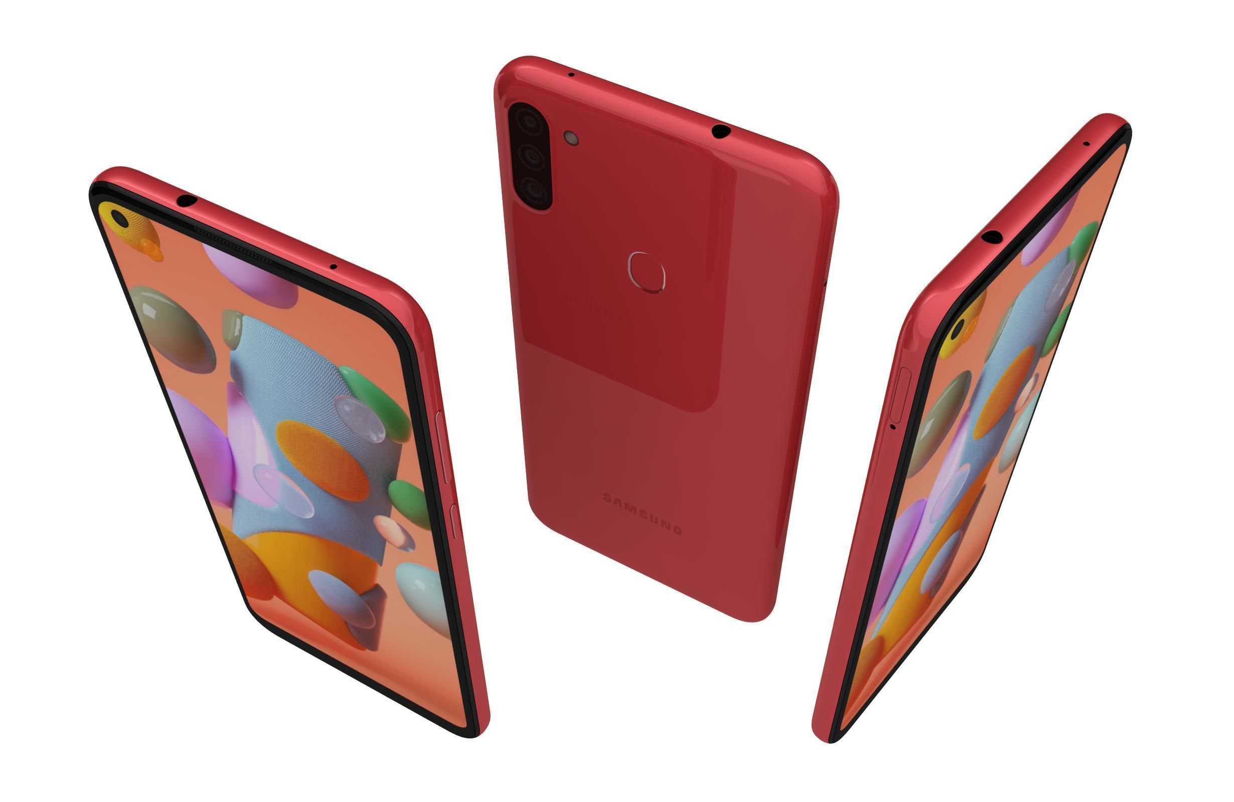 Samsung Galaxy A11 A12 And A13 3D model_3