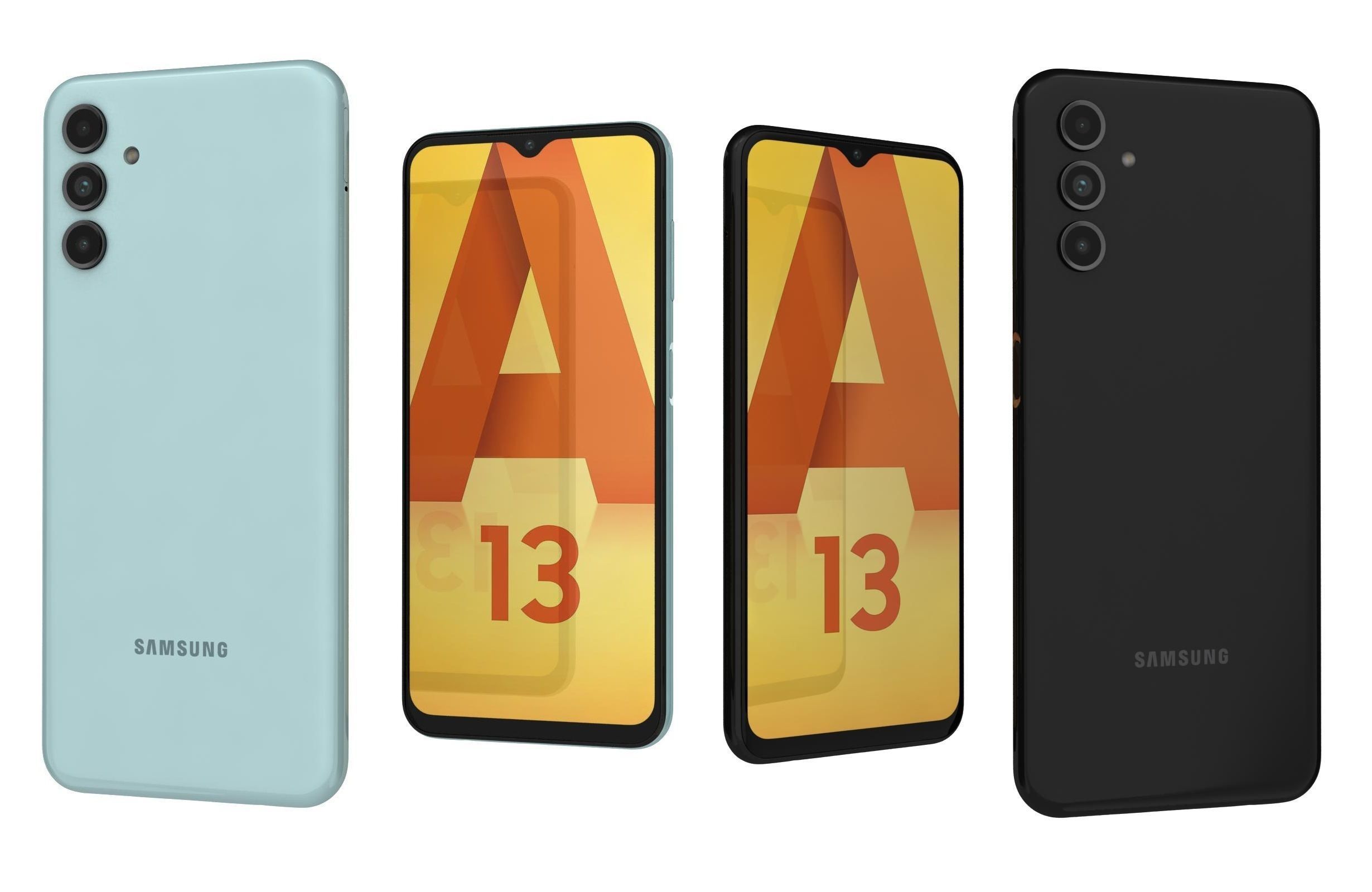 Samsung Galaxy A11 A12 And A13 3D model_1