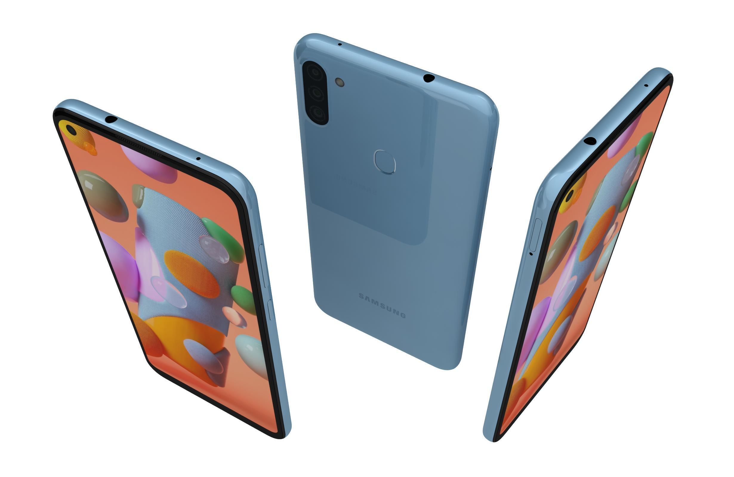 Samsung Galaxy A11 A12 And A13 3D model_20