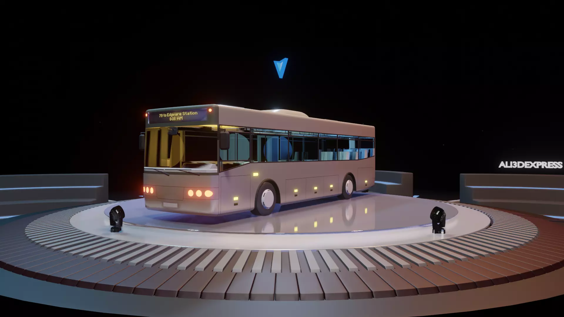 City Metro Bus 3D model