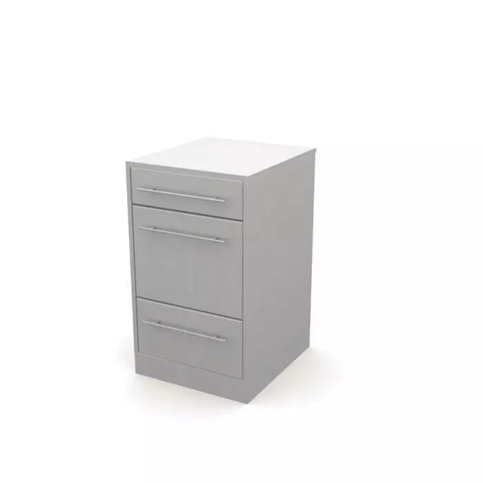 Locker Ash Metal 3D model