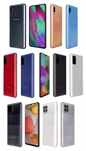 Samsung Galaxy A40 A41 And A42 5G 3D model
