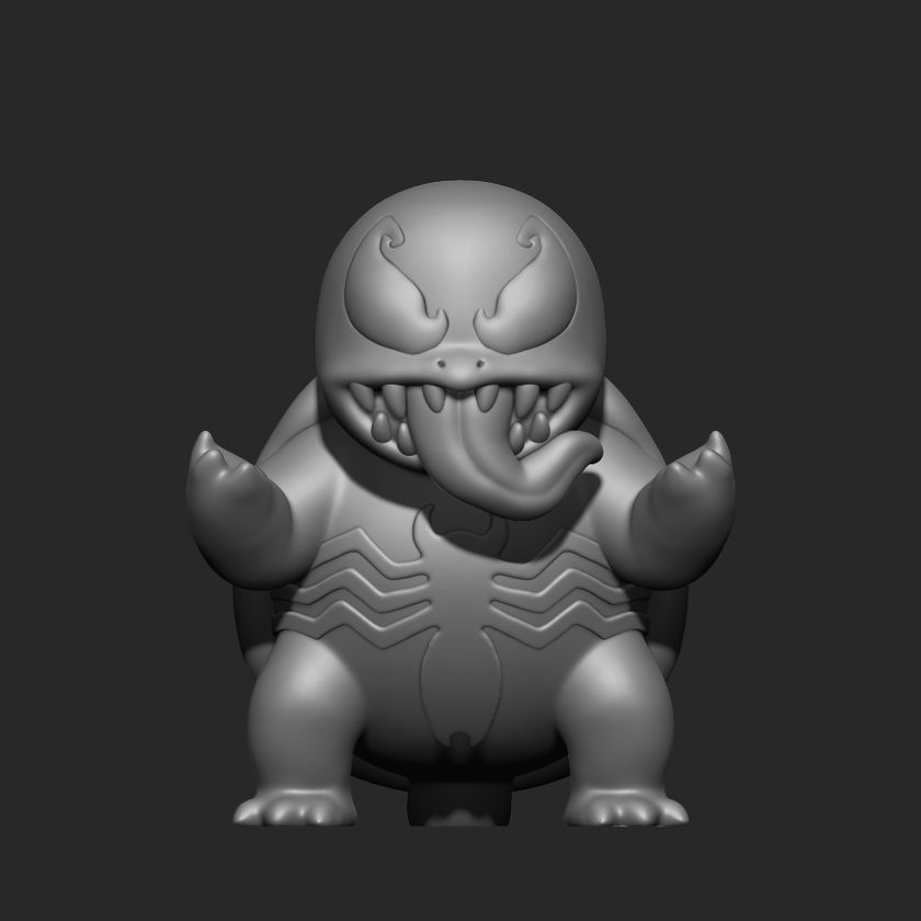 POKEMON - VENOM SQUIRTLE 3D print model_3