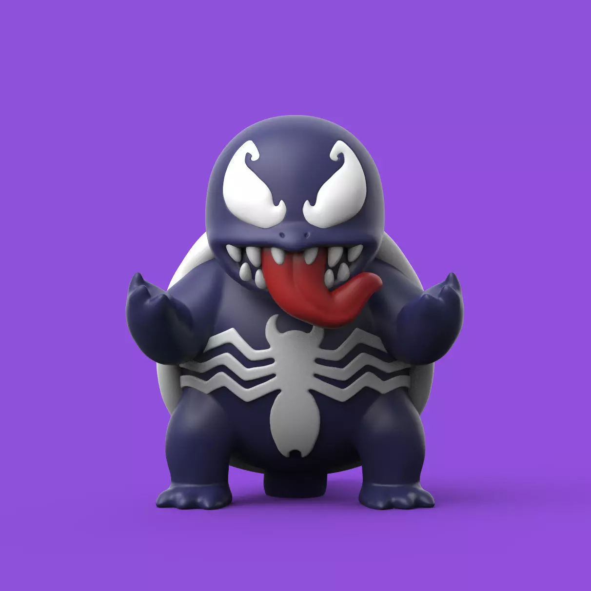 POKEMON - VENOM SQUIRTLE 3D print model_0