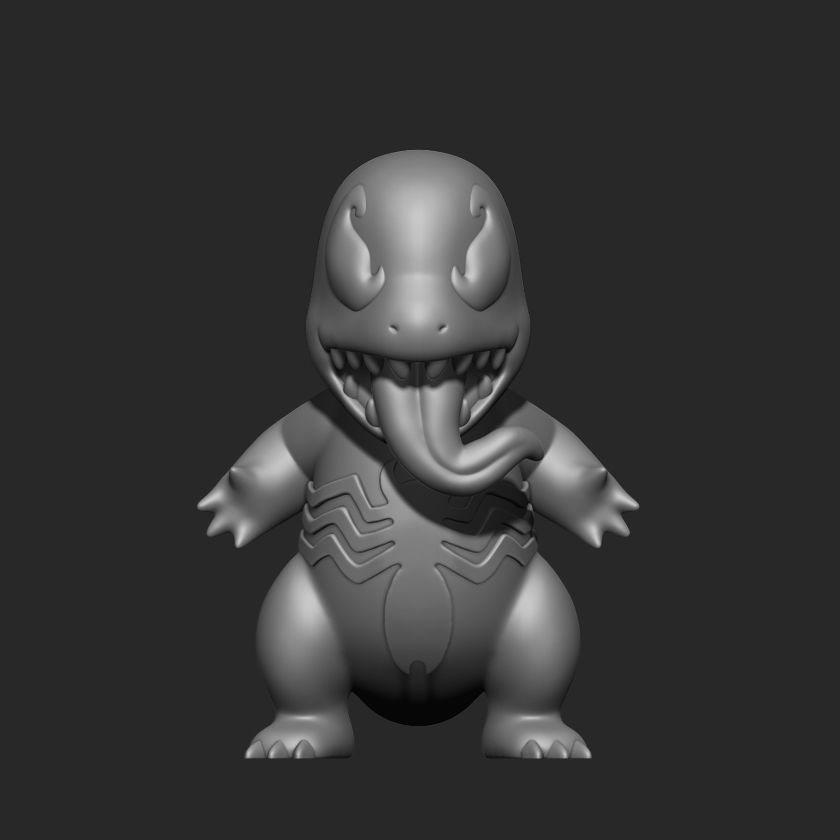 POKEMON - VENOM CHARMANDER 3D print model_3