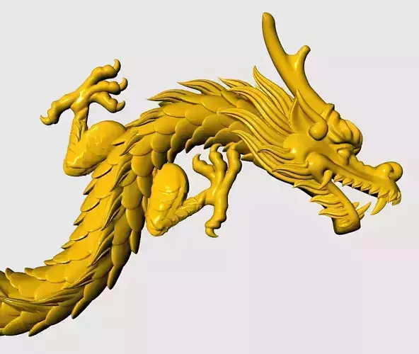 Asian dragon Reliefs Pendants beautiful 2