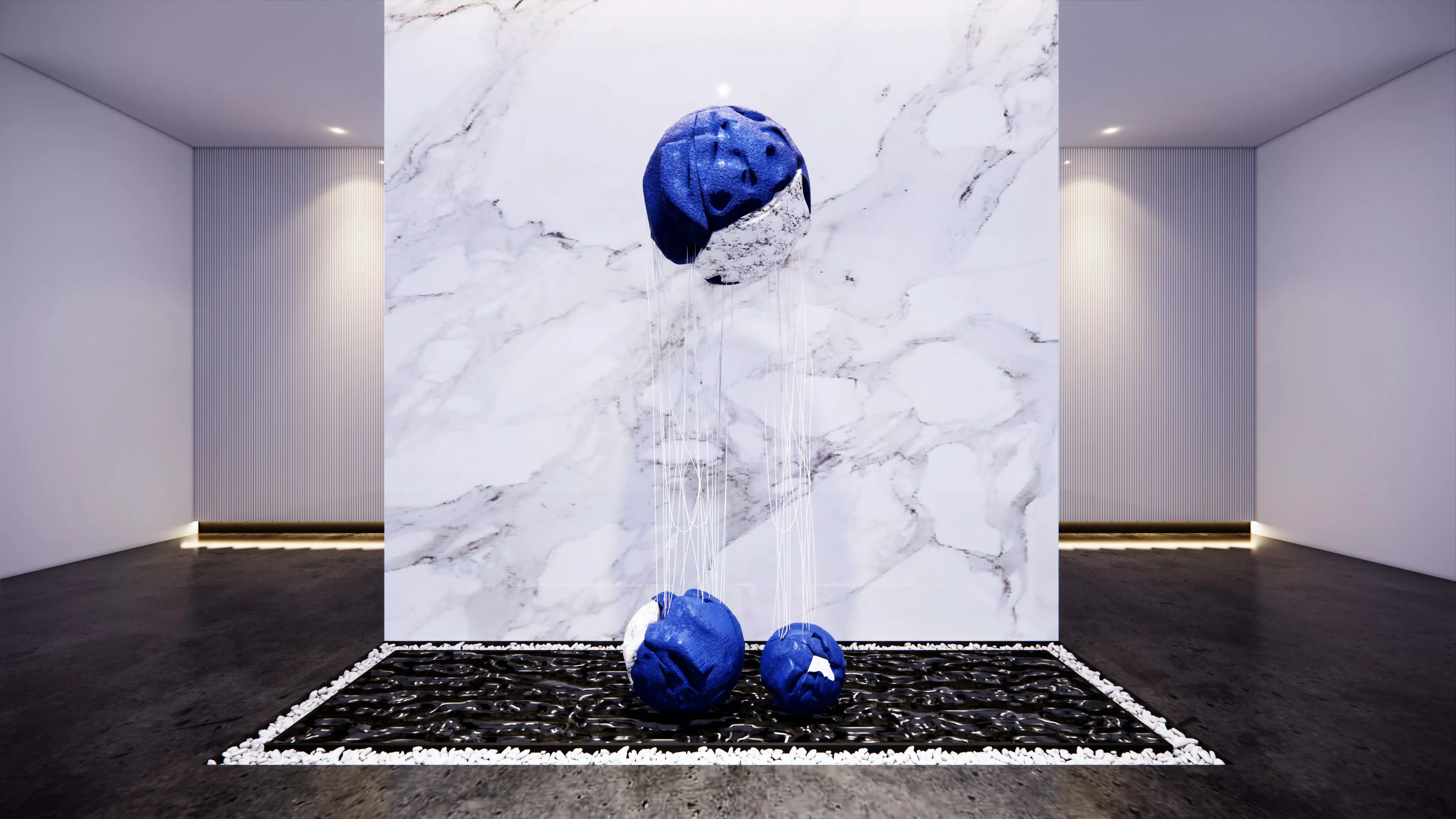 Modern  abstract  sculpture    3D model_0