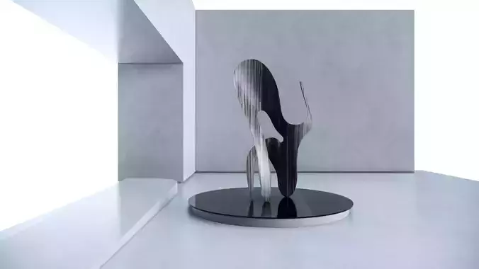 Modern  abstract  sculpture  