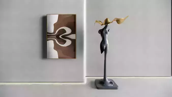 modern  figure abstract  sculpture   