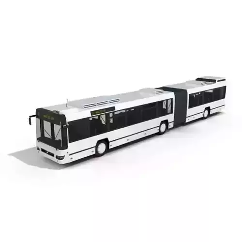 Long White Stretch Bus