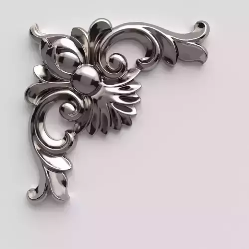 Free CNC model 1 Sculpted Ornament Free 3D print model