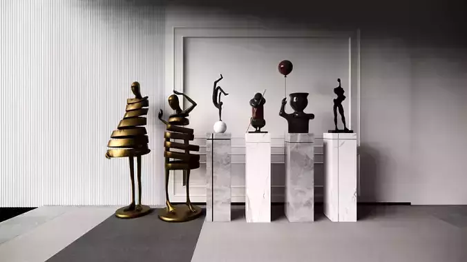 modern abstract sculpture portfolio