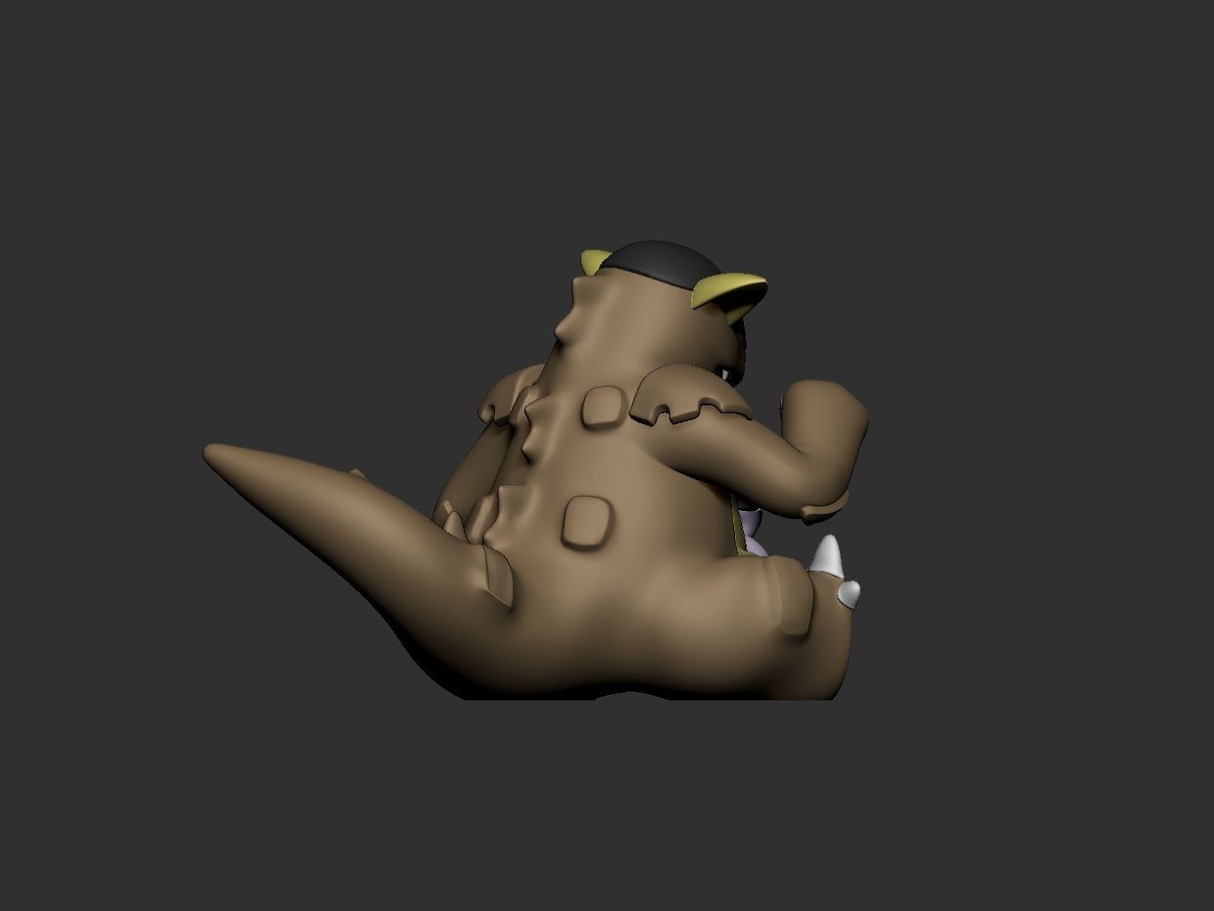pokemon kangaskhan mothers day 3D print model_4
