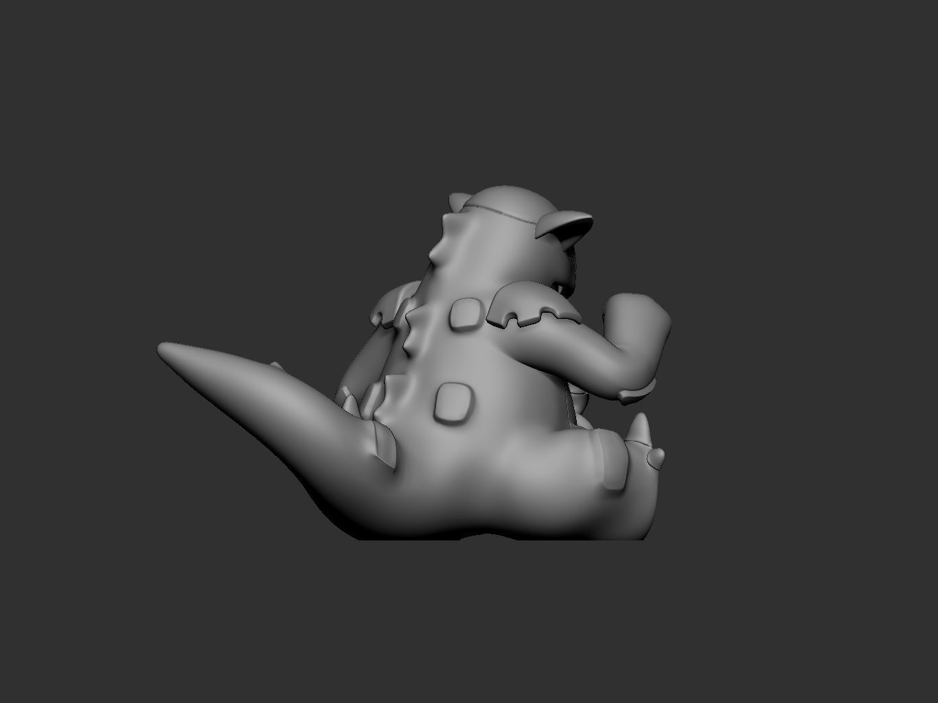 pokemon kangaskhan mothers day 3D print model_5
