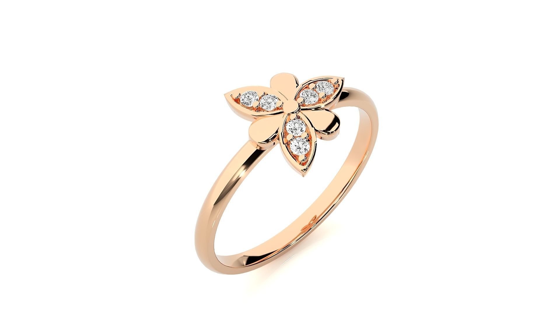 Women ring 3D print model_4