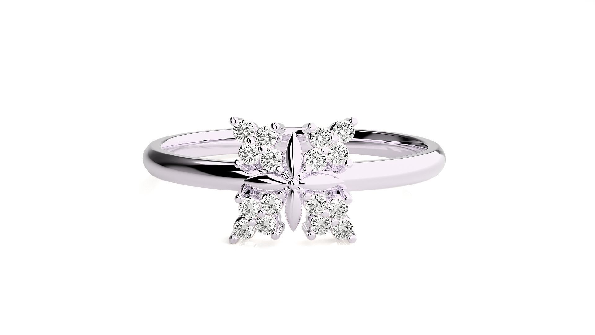 Women ring 3D print model_5