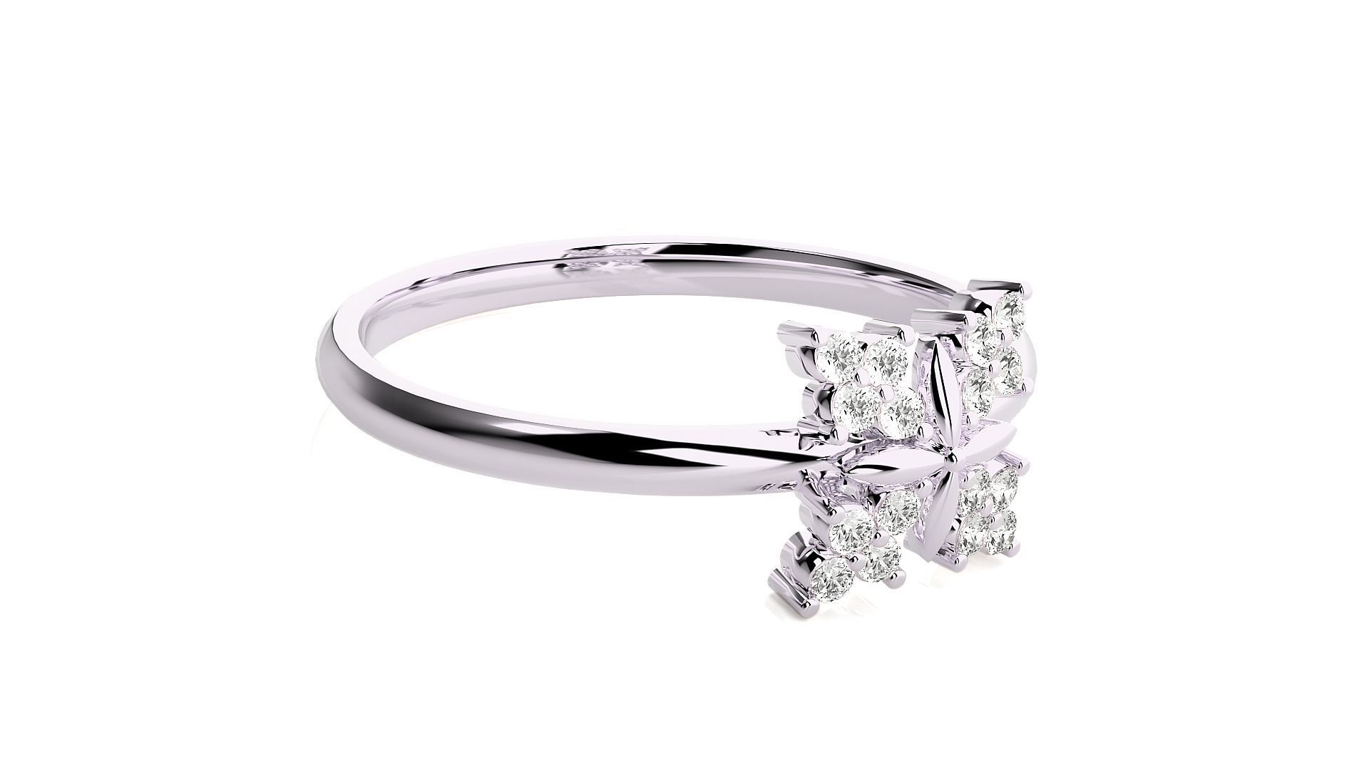 Women ring 3D print model_6