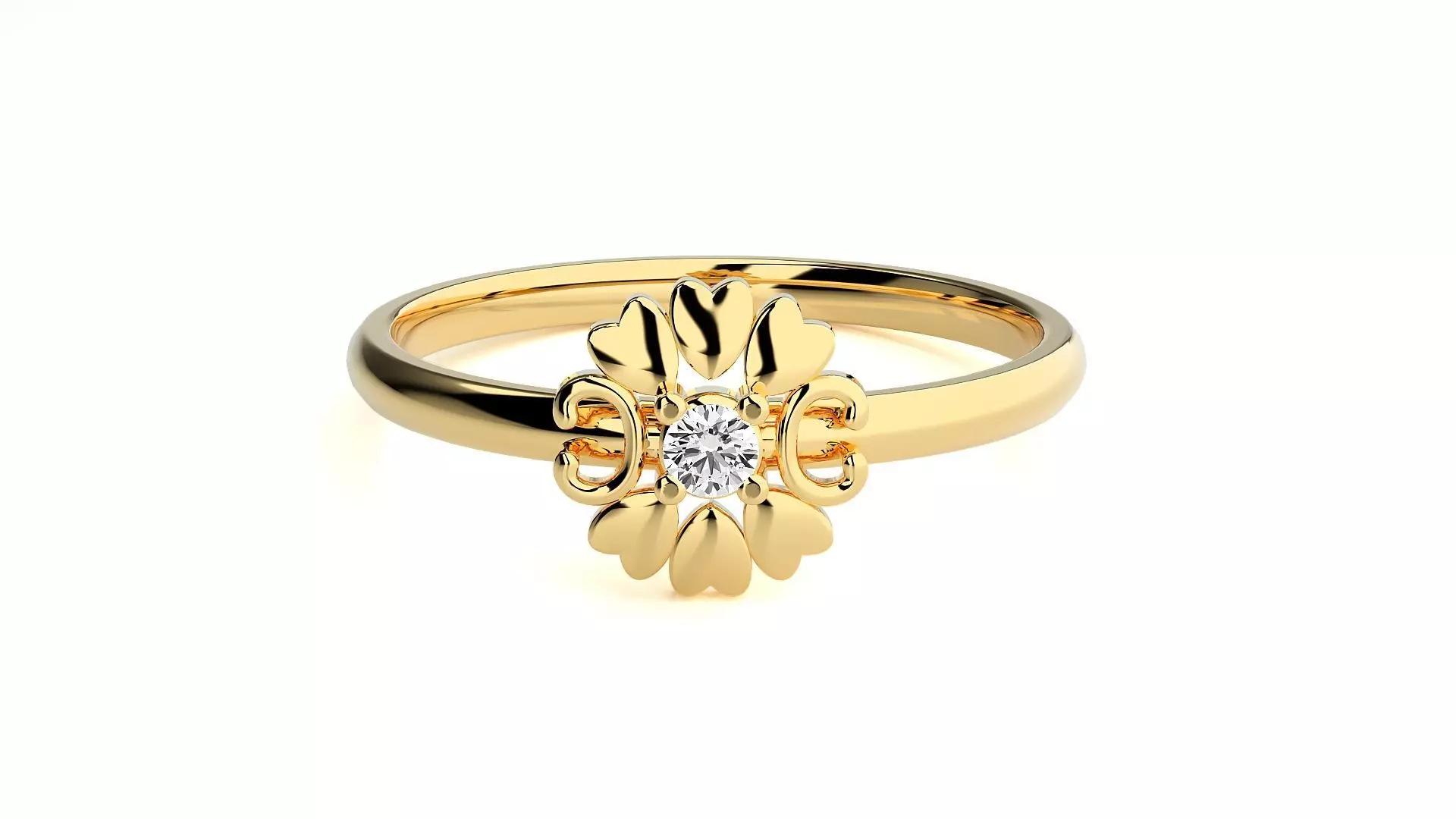 Women ring 3D print model_0
