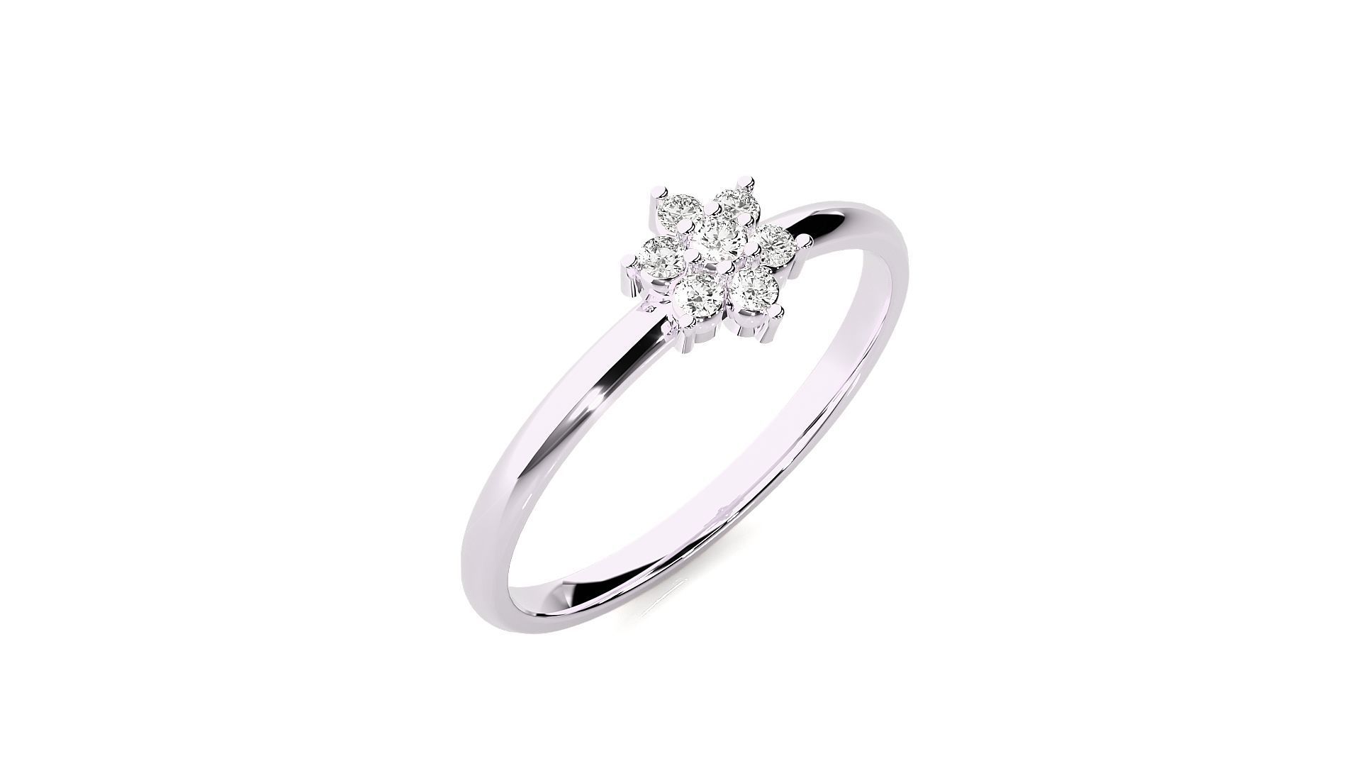 Women ring 3D print model_7