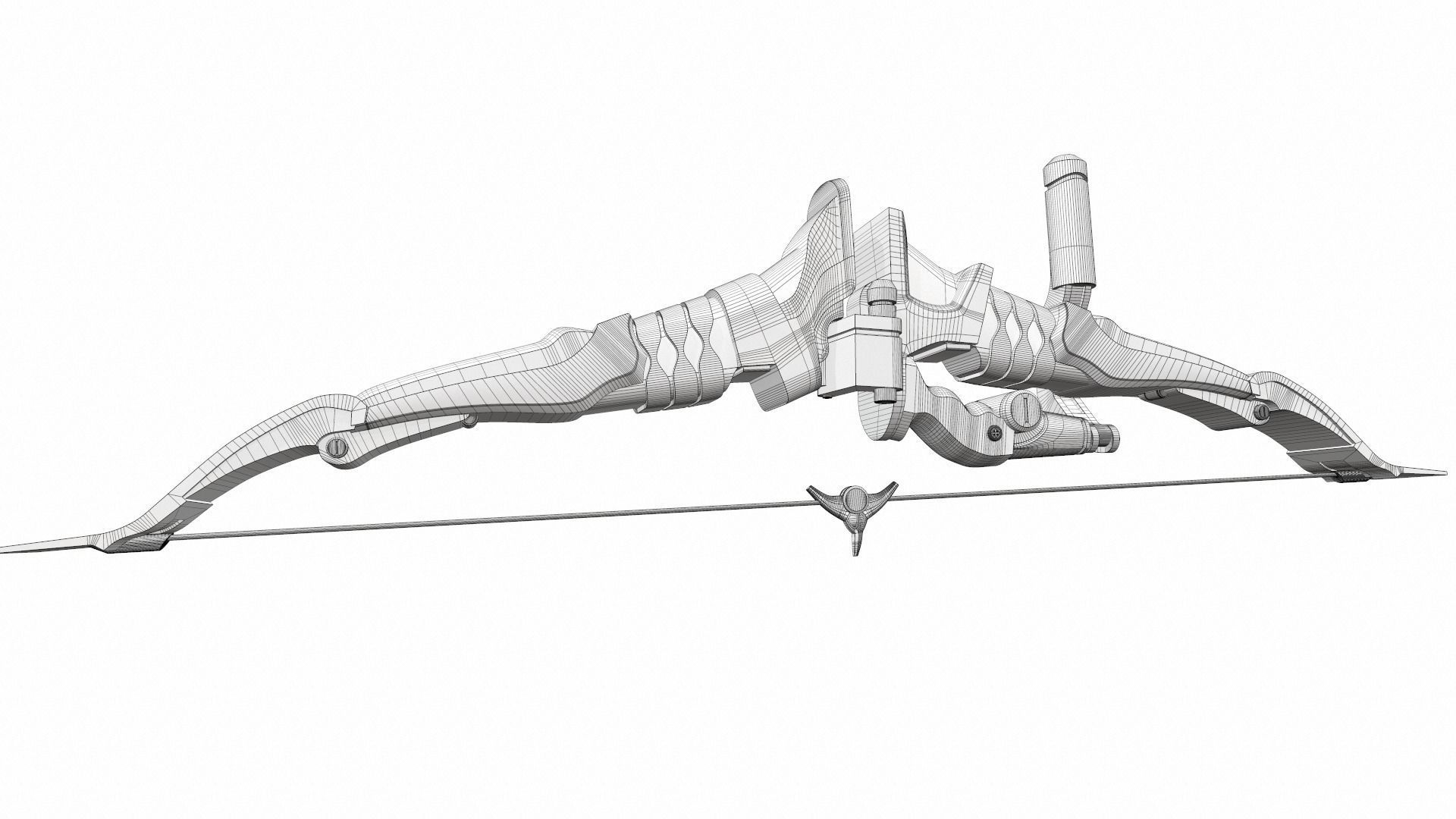 Hanzo bow v2 3D model_17