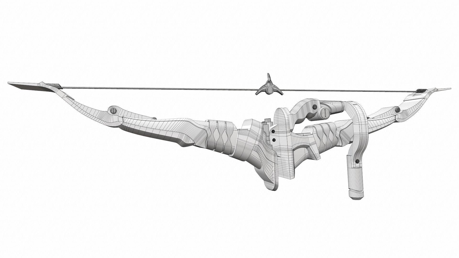 Hanzo bow v2 3D model_15