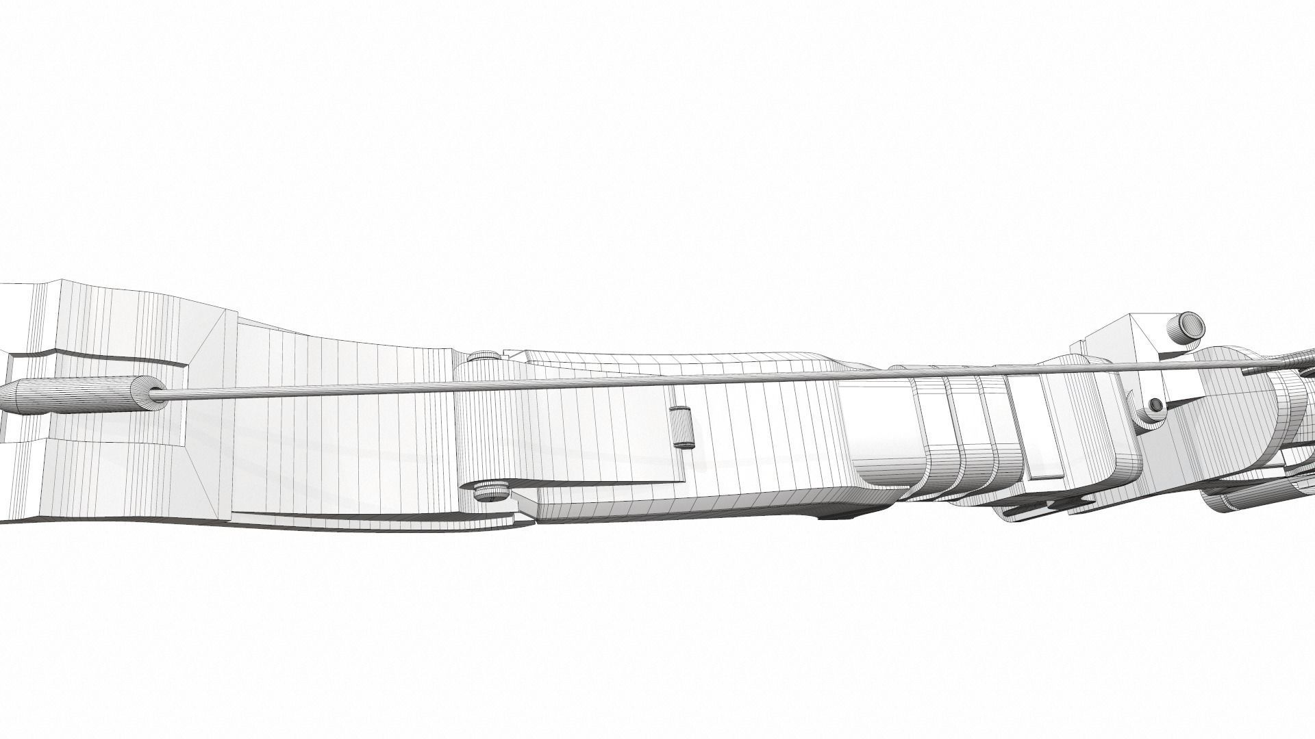 Hanzo bow v2 3D model_24