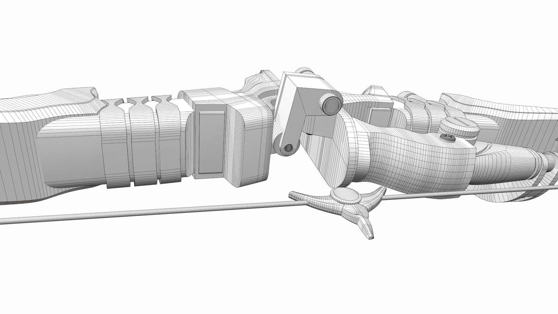 Hanzo bow v2 3D model_19