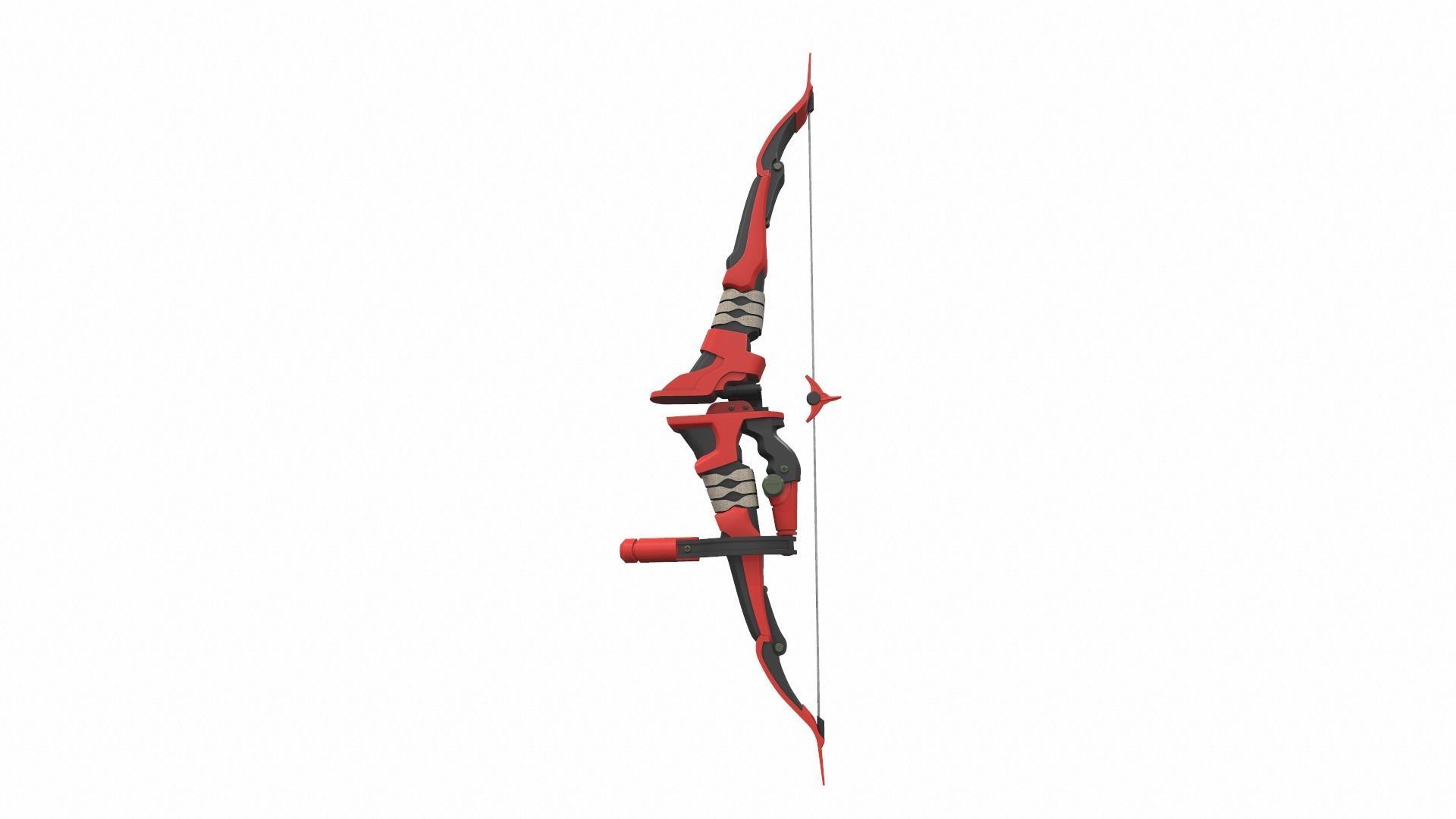 Hanzo bow v2 3D model_2