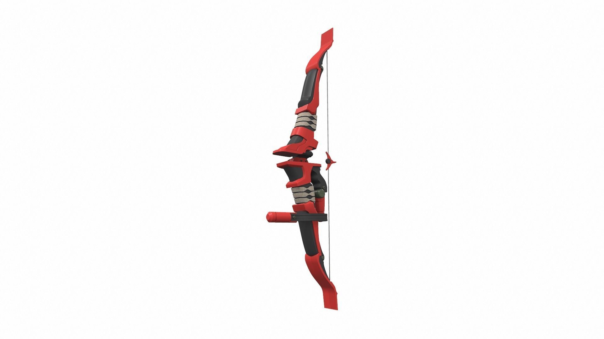 Hanzo bow v2 3D model_1