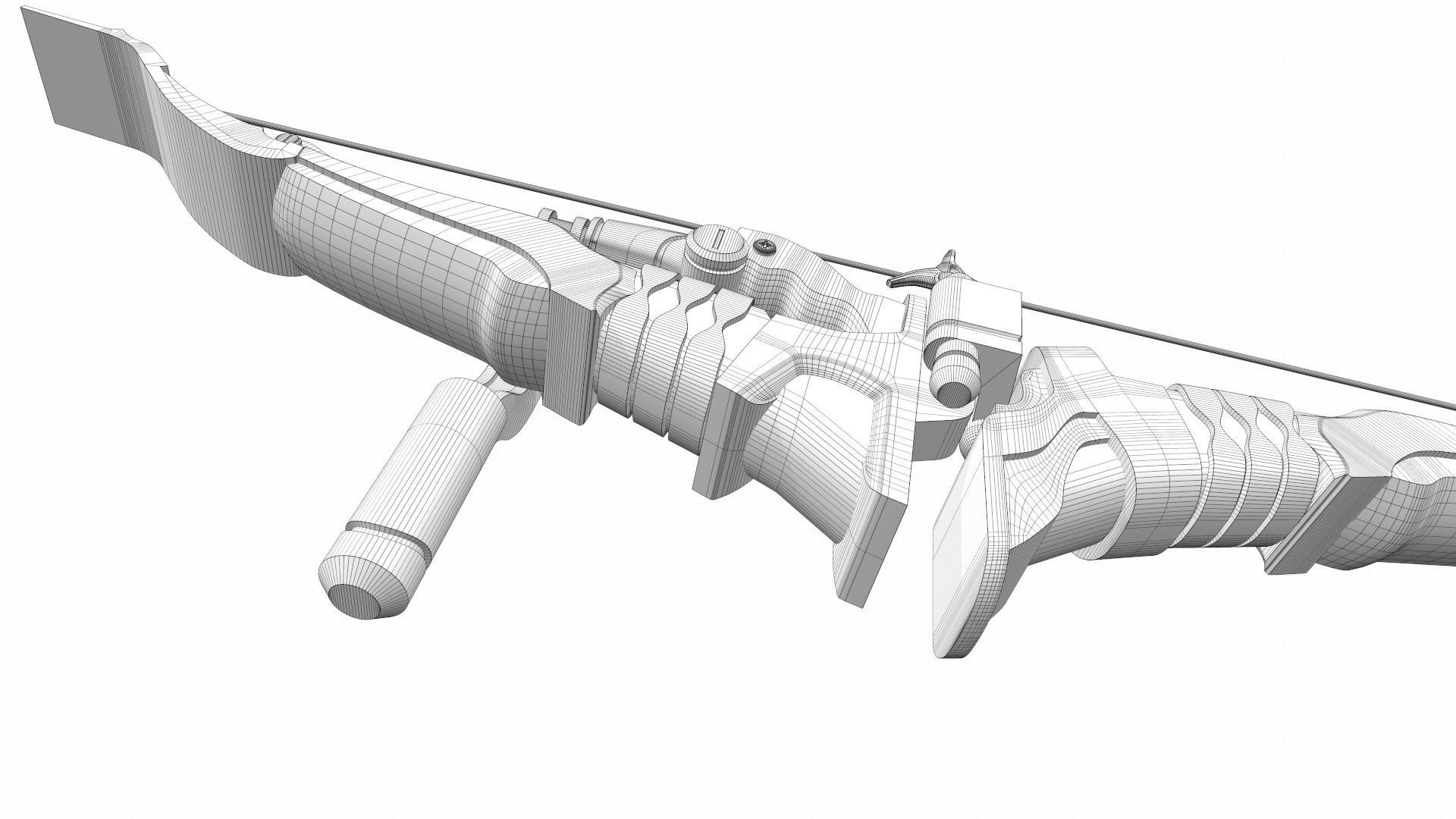 Hanzo bow v2 3D model_26