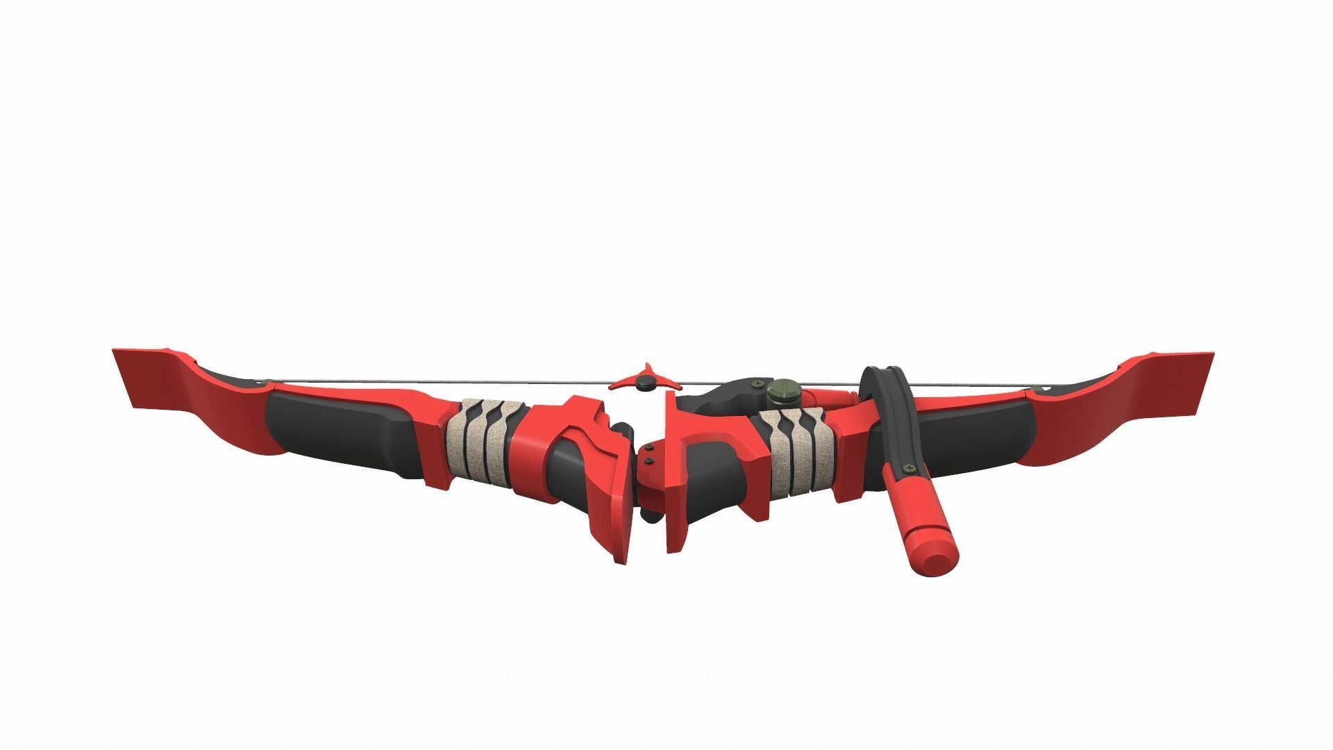 Hanzo bow v2 3D model_4