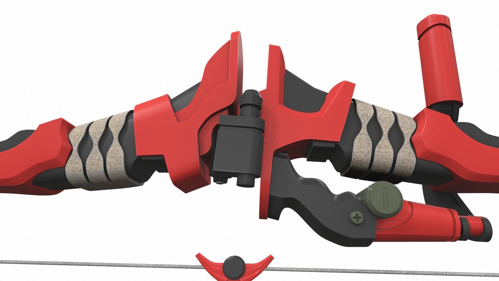 Hanzo bow v2 3D model_8