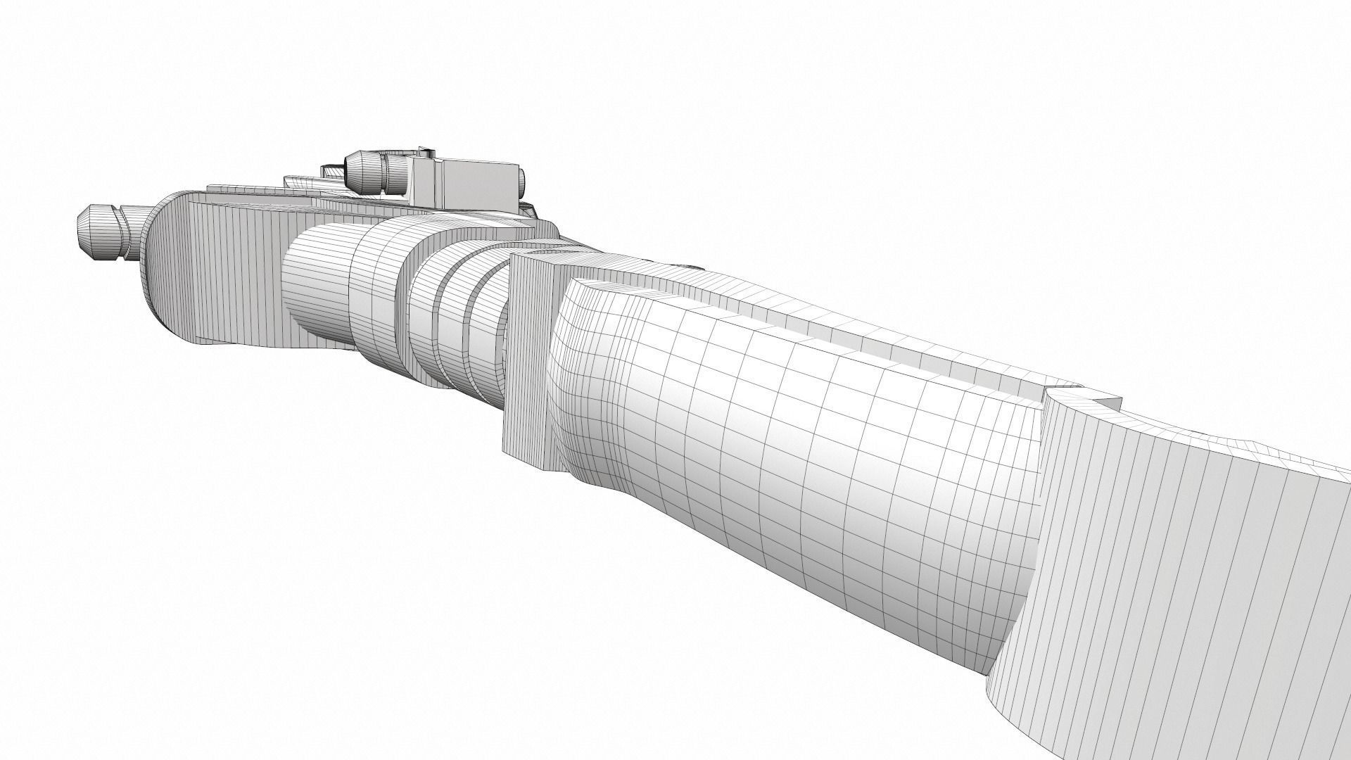 Hanzo bow v2 3D model_27