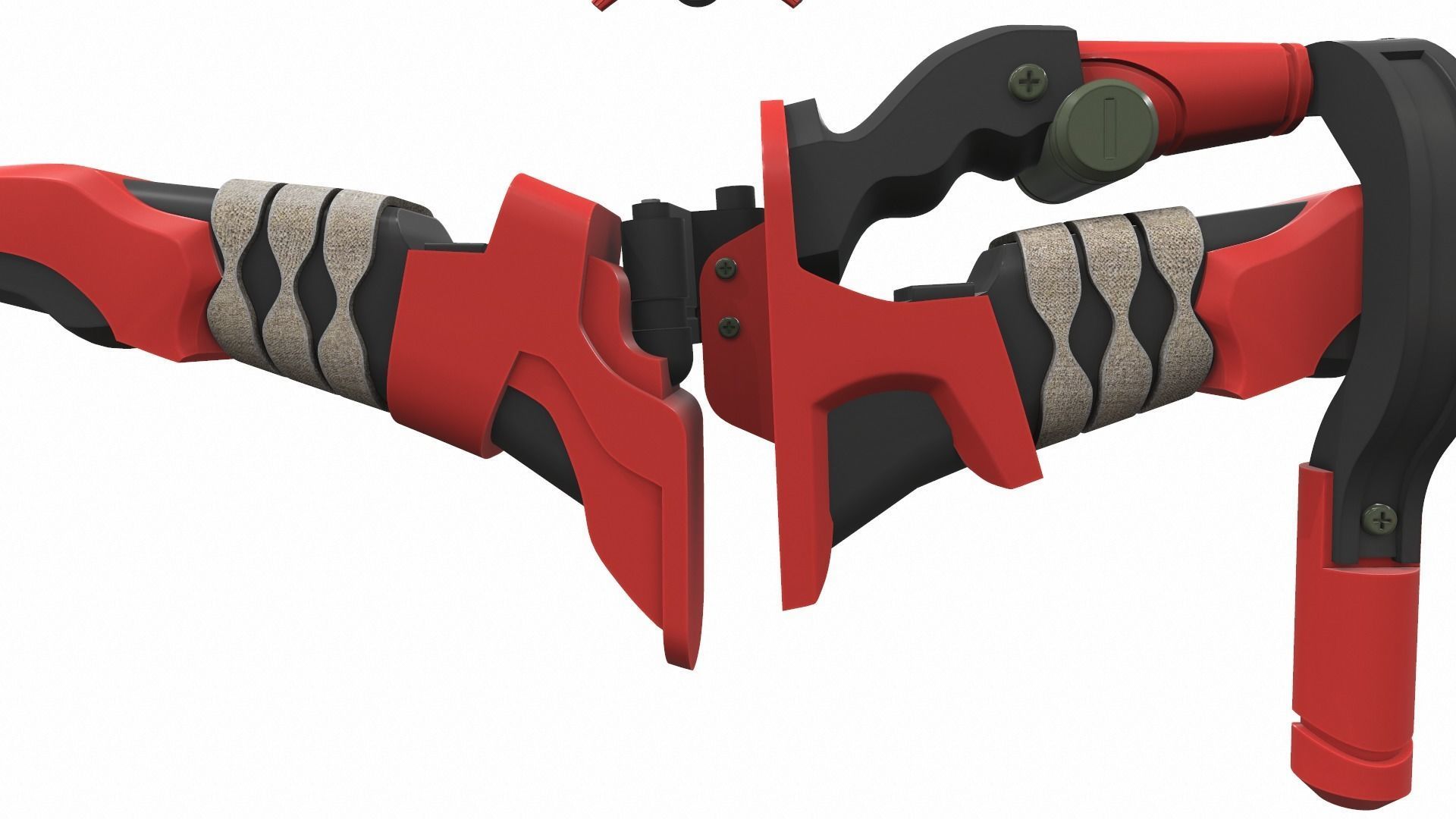 Hanzo bow v2 3D model_10