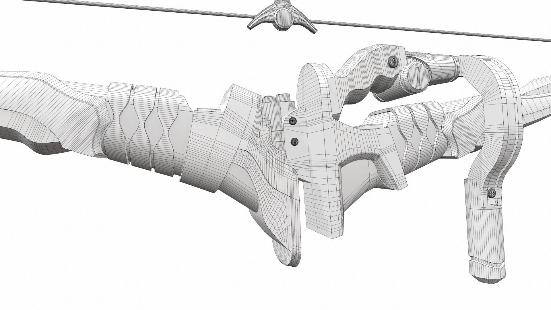 Hanzo bow v2 3D model_22