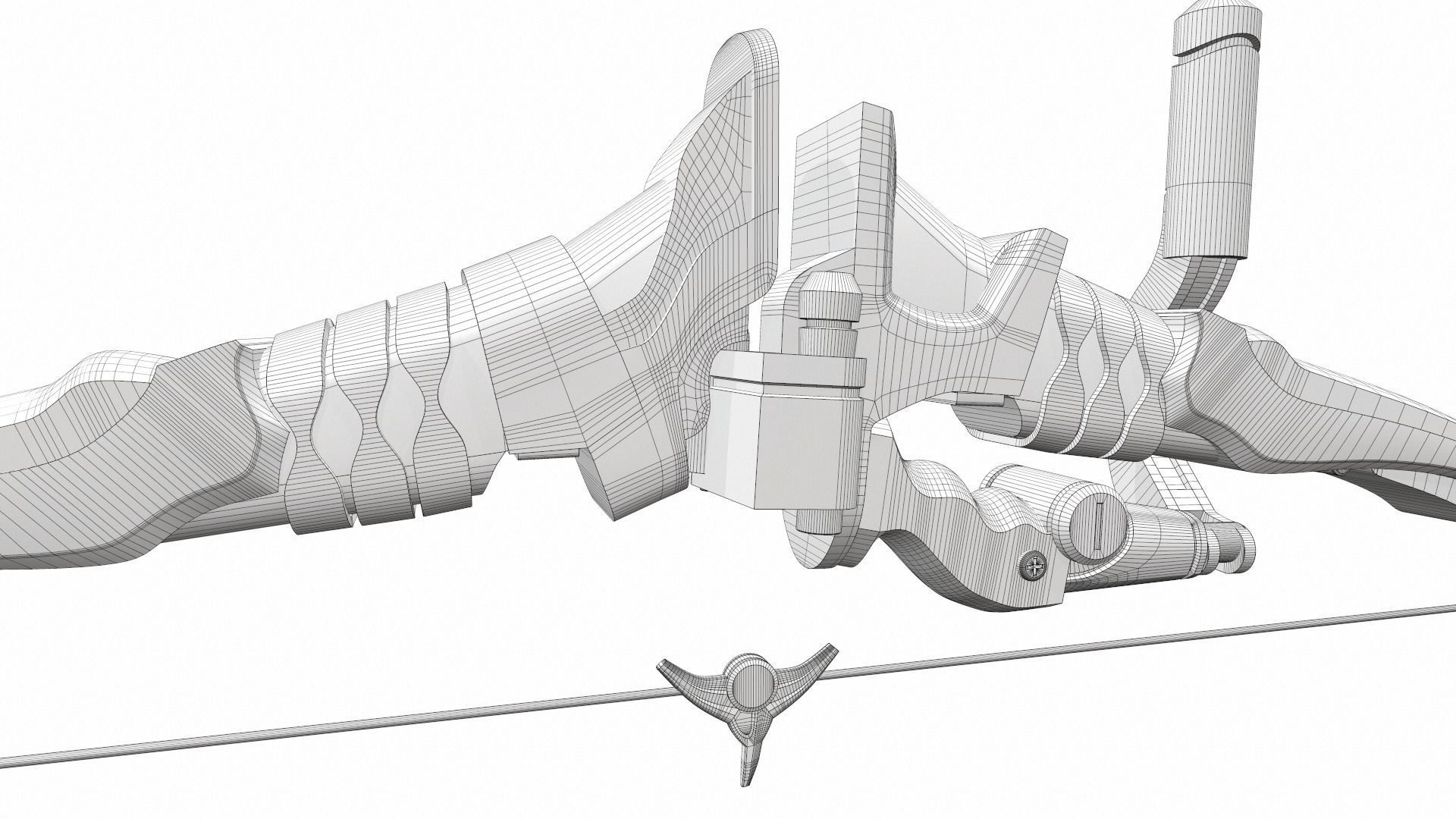 Hanzo bow v2 3D model_20