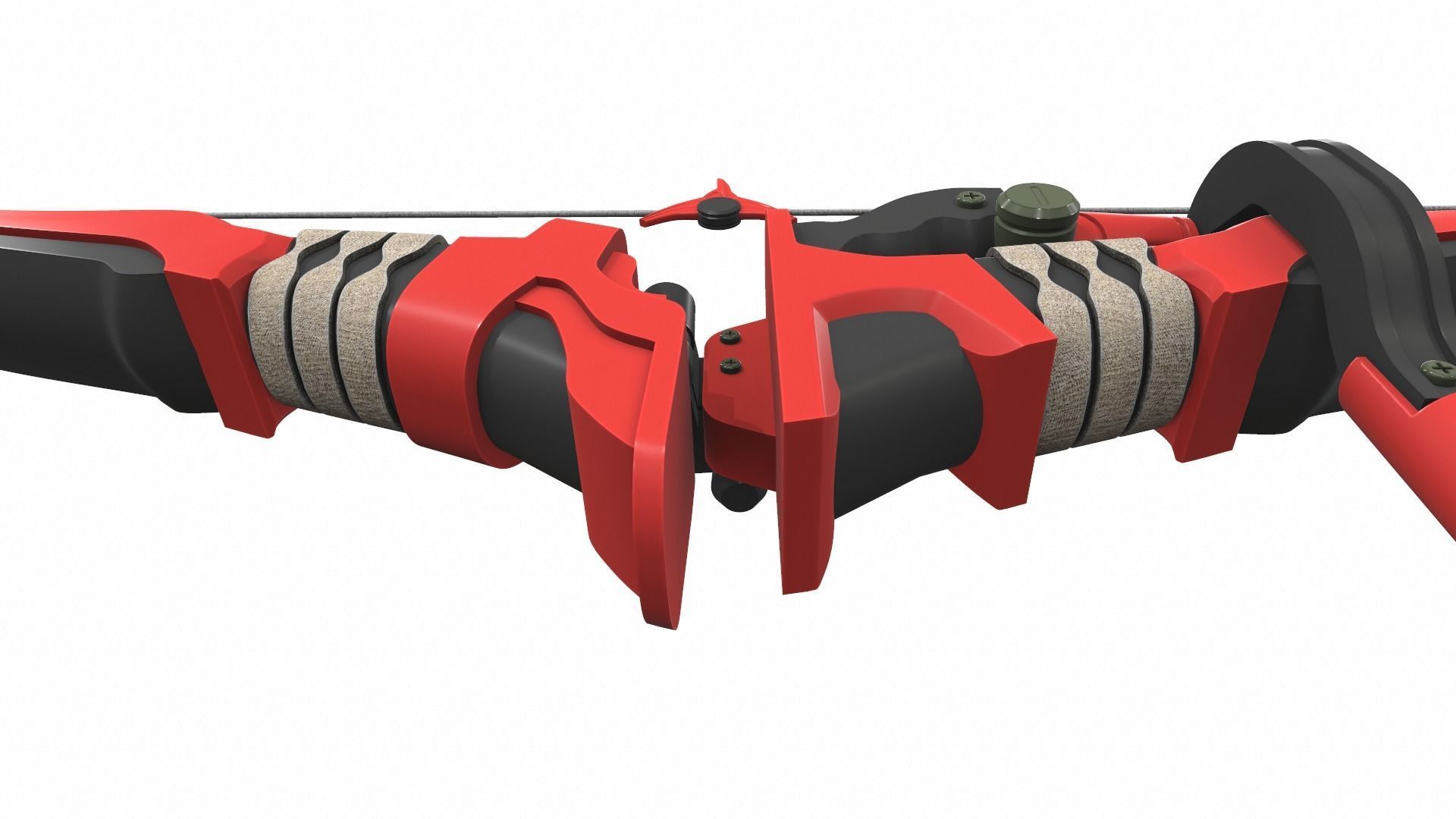 Hanzo bow v2 3D model_9