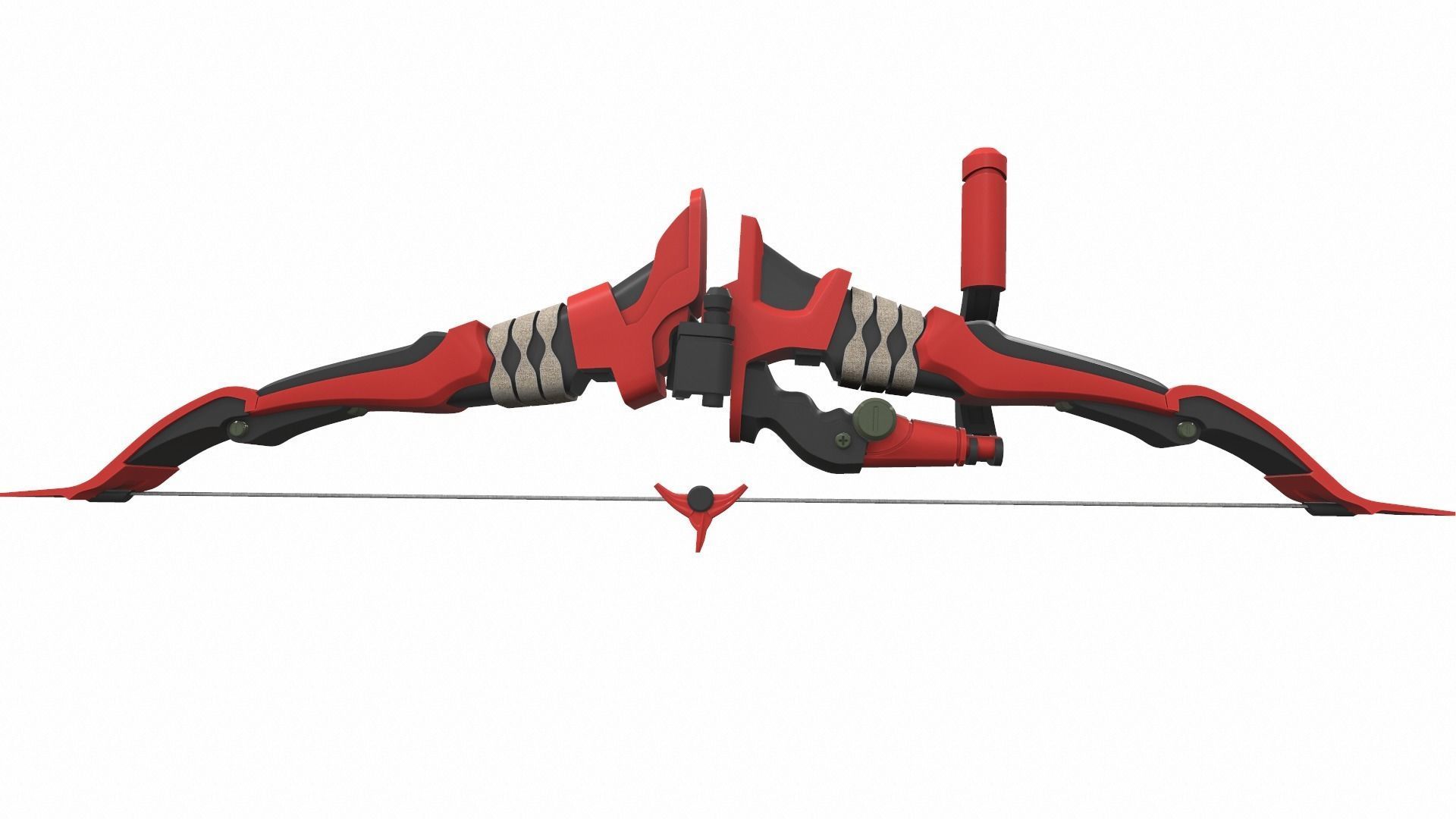 Hanzo bow v2 3D model_5
