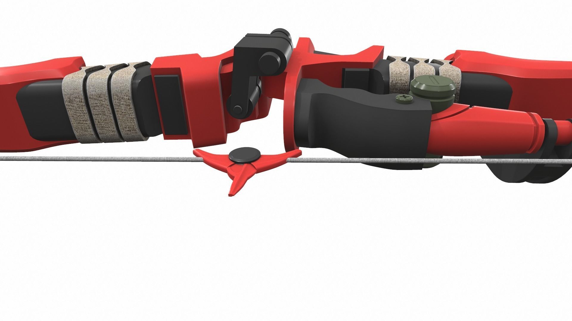 Hanzo bow v2 3D model_7