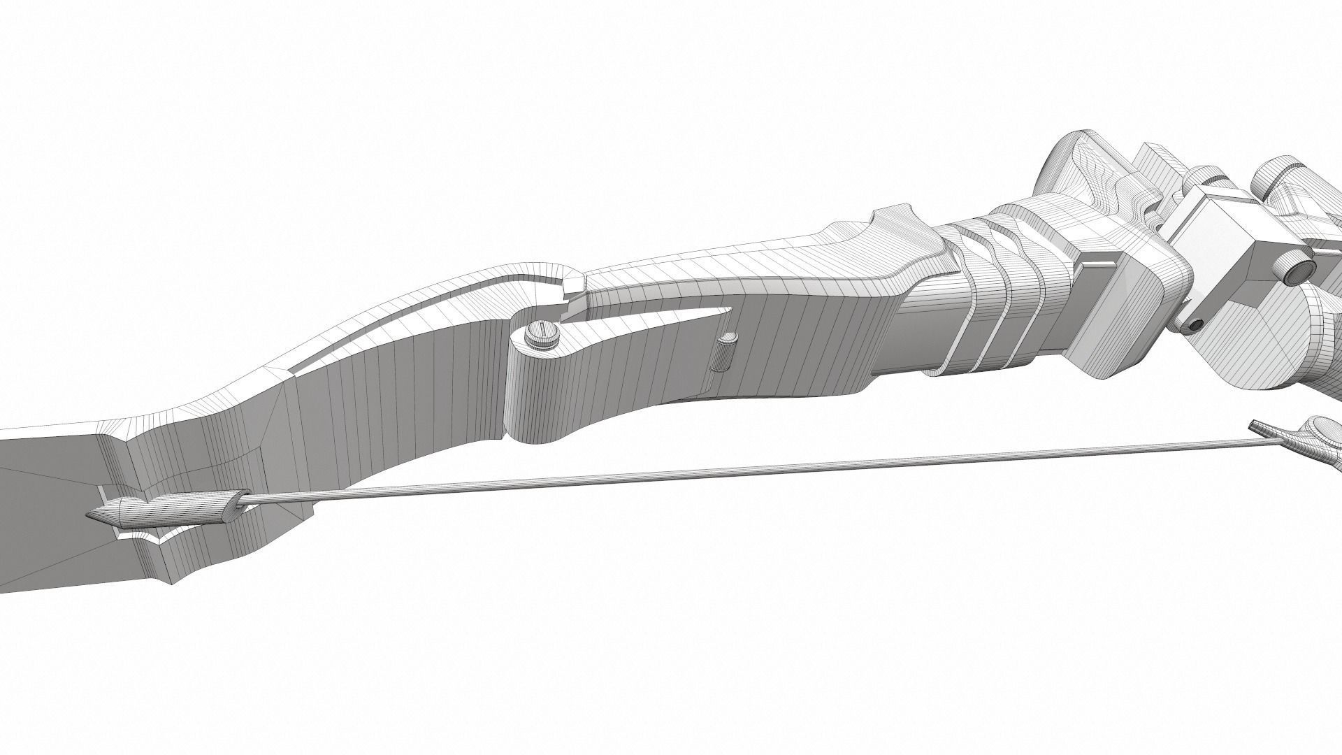 Hanzo bow v2 3D model_25