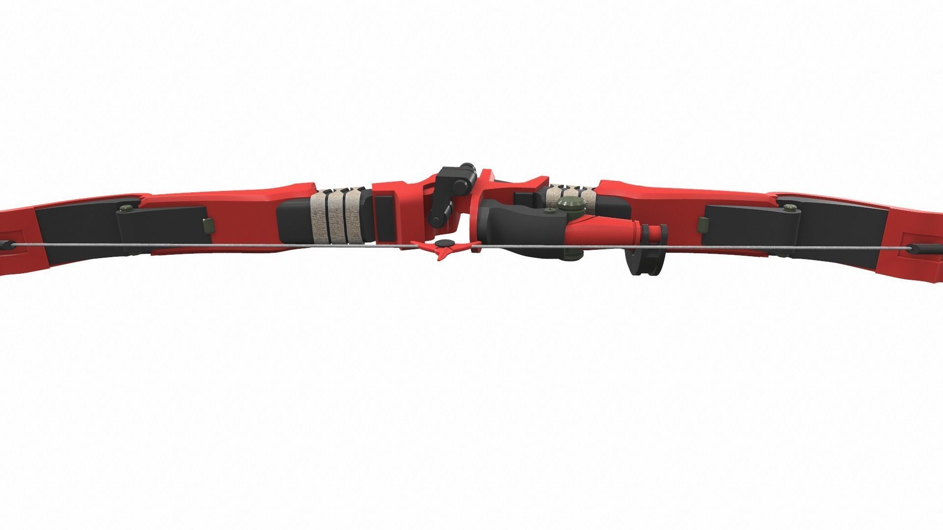 Hanzo bow v2 3D model_6