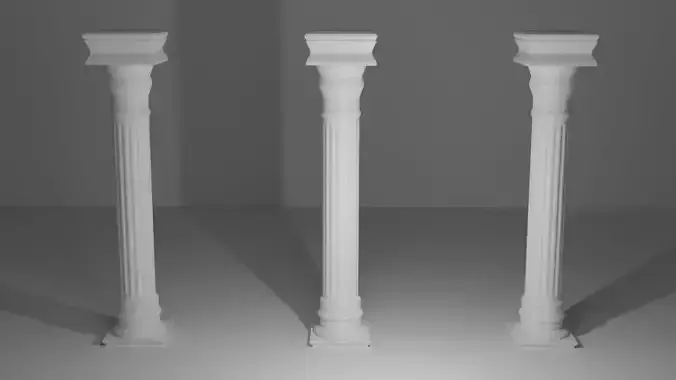 Column set of three columns