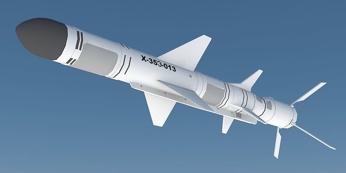 KH-35 Missiles Low-poly 3D model