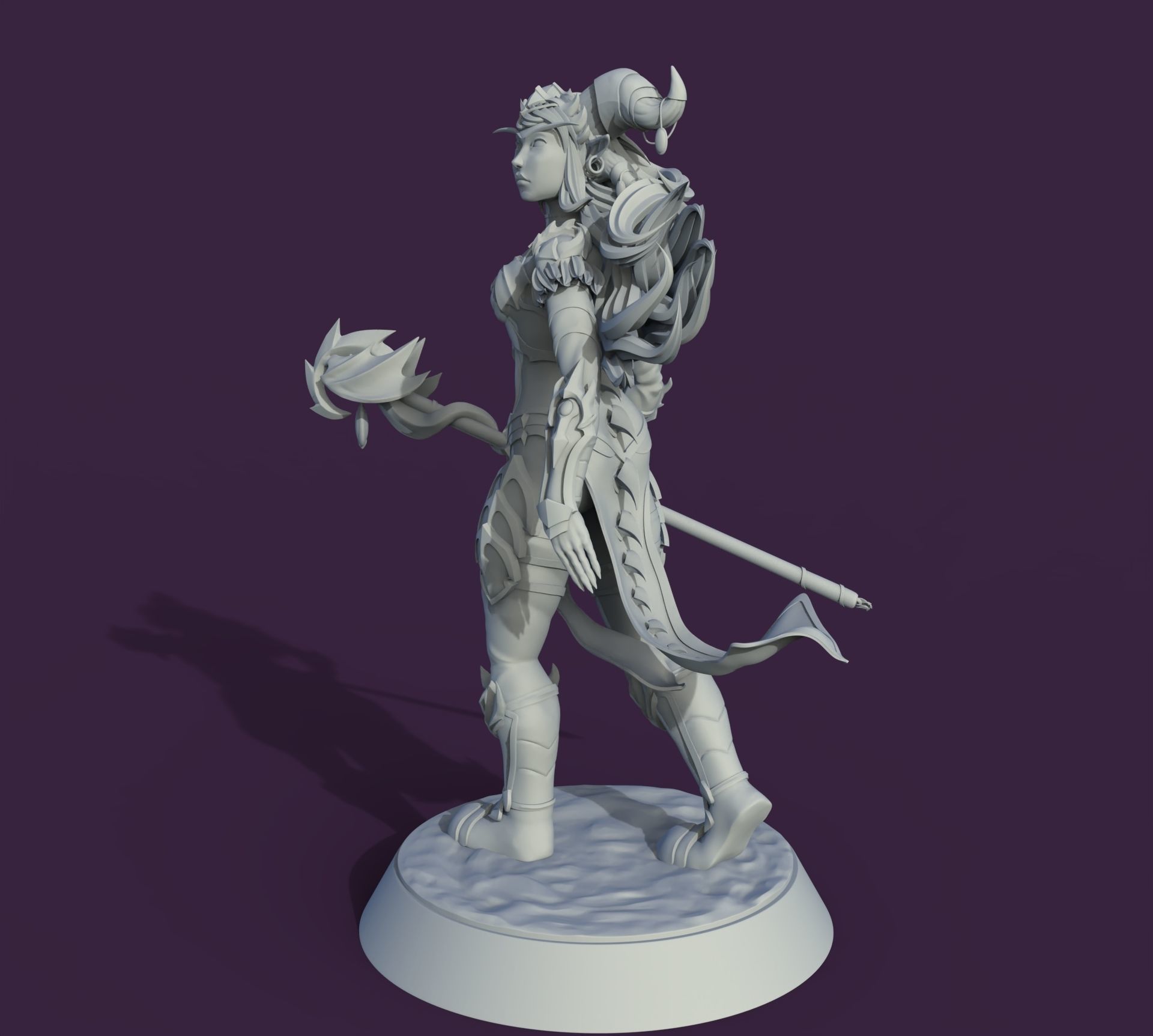 Alextrasza World Of Warcraft 3D print model_3