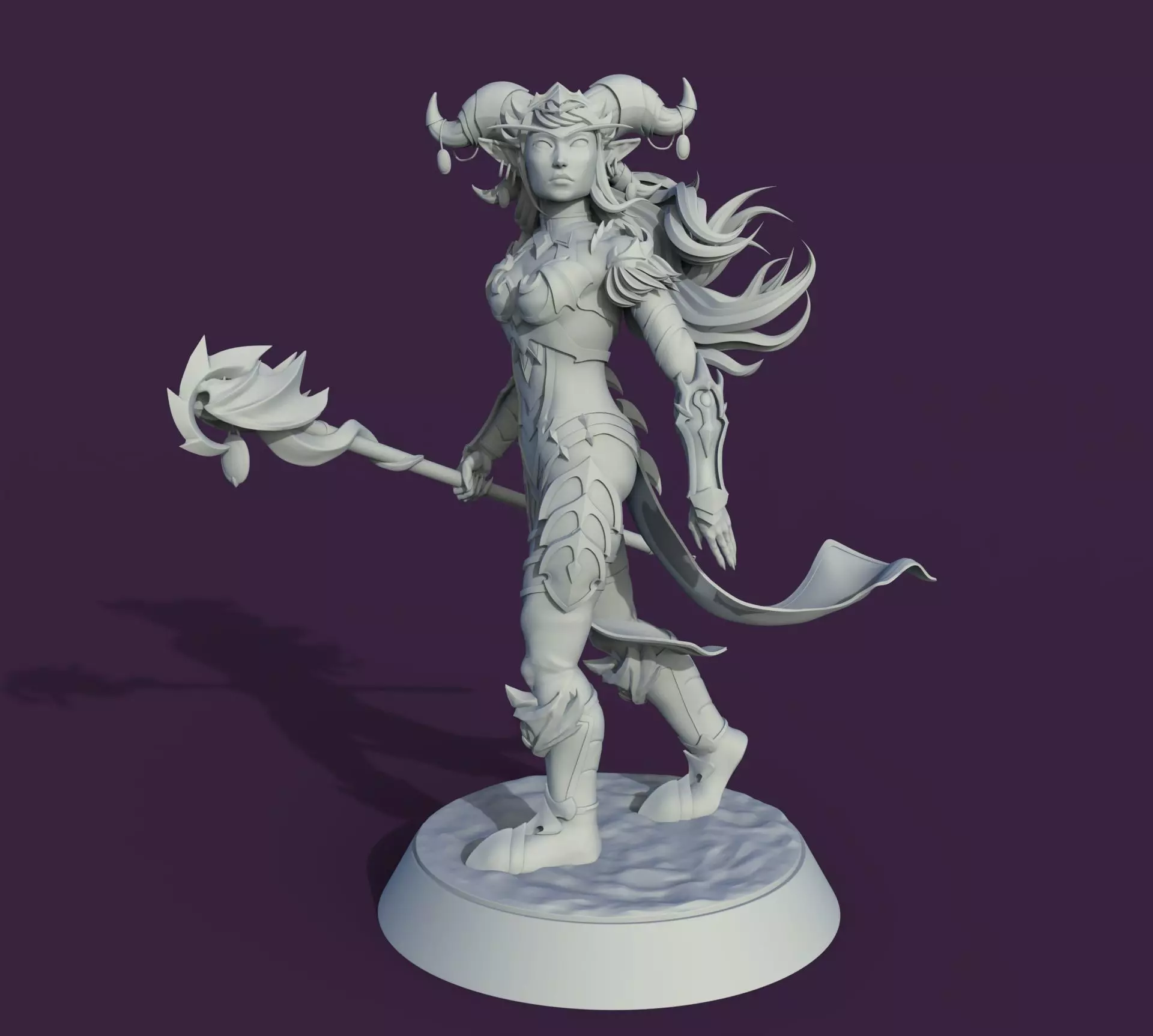 Alextrasza World Of Warcraft 3D print model_0