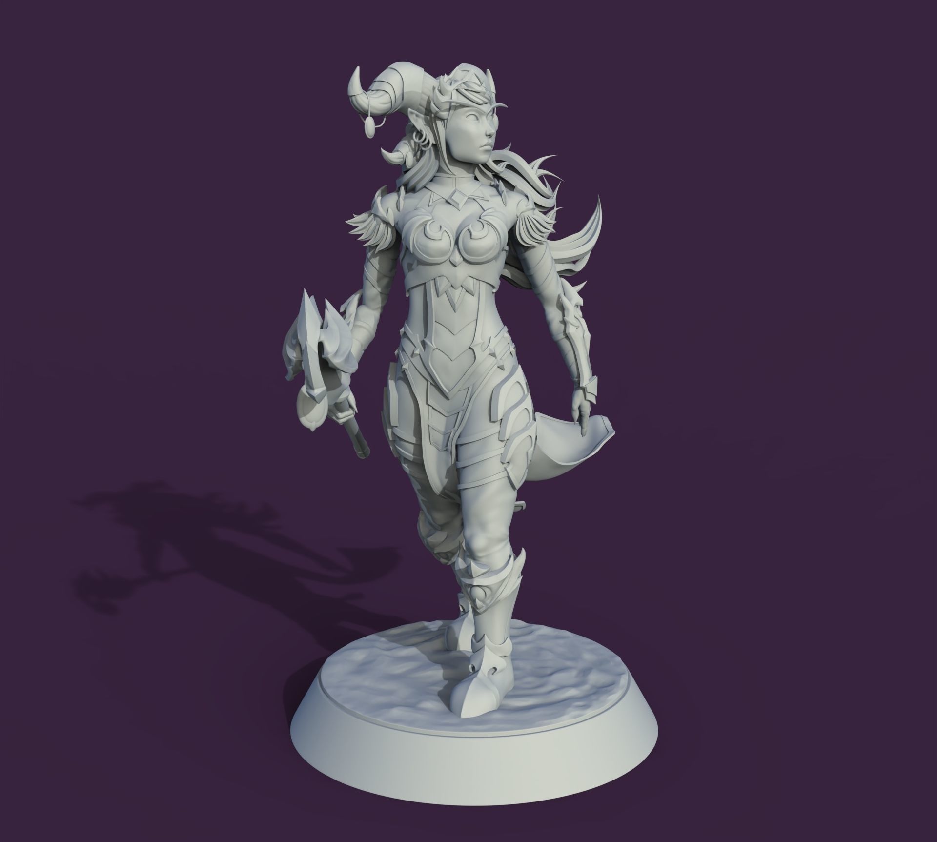 Alextrasza World Of Warcraft 3D print model_1