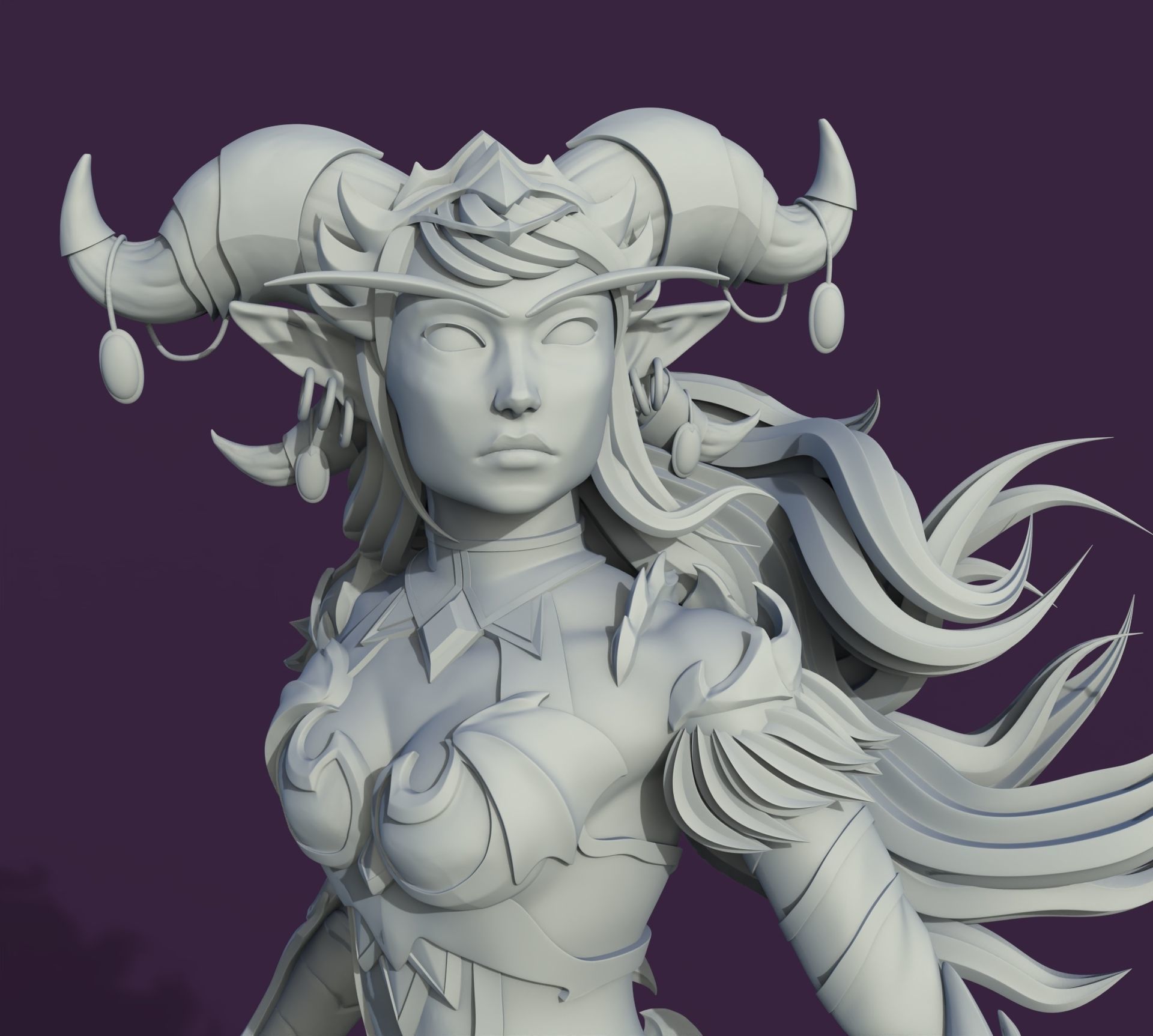 Alextrasza World Of Warcraft 3D print model_4